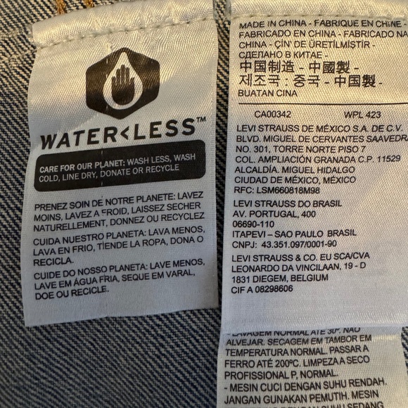 Daisy Jones and the Six crew gift Levi’s Jean jacket XL Virgil style - Picture 11 of 12